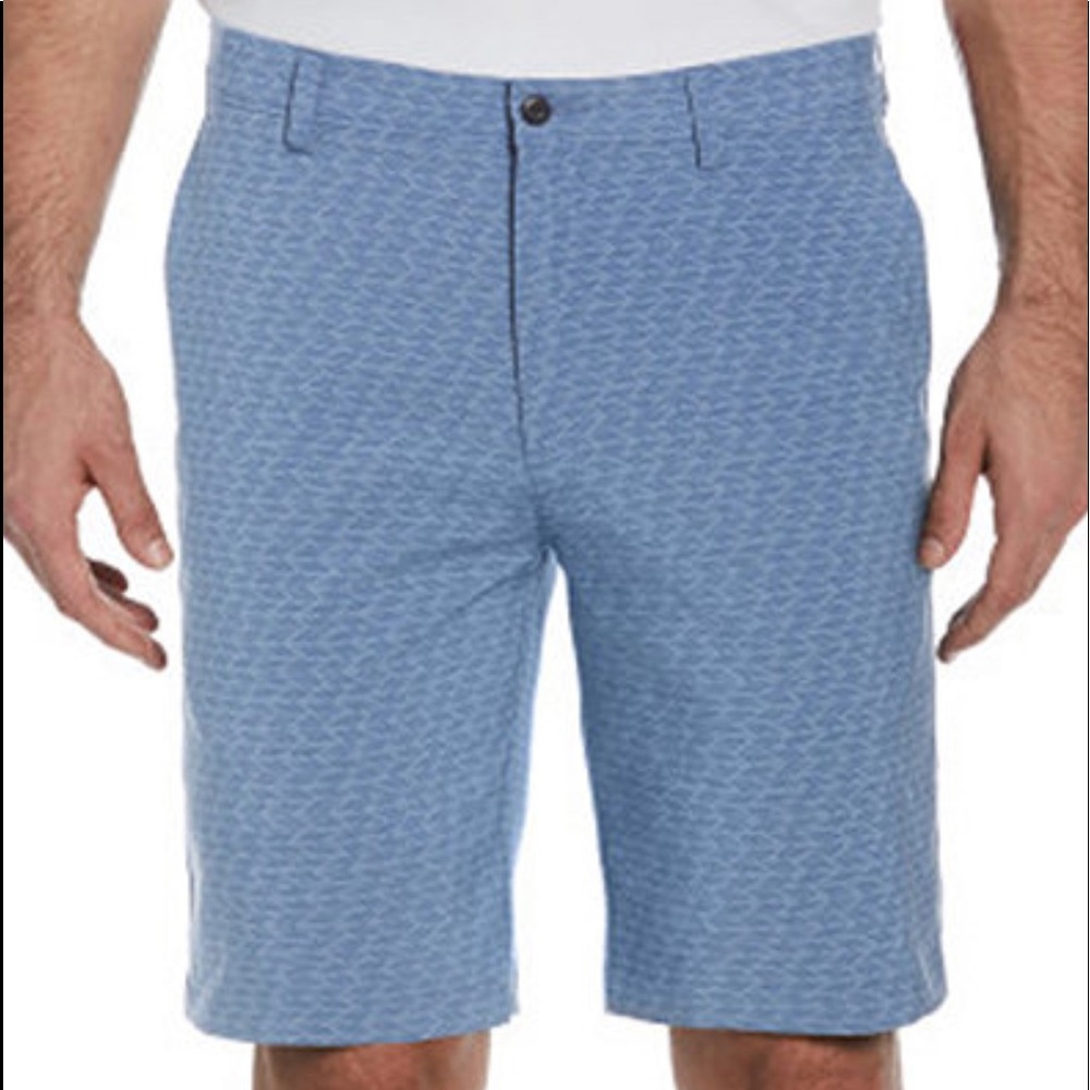Mens PGA Tour Shorts Blue Size 32